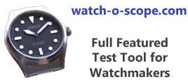 Full Featured Test Tool for Watchmakers